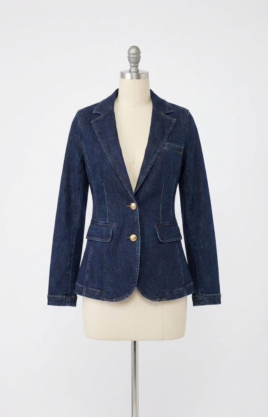 NEW DEAR JOHN DENIM minah blazer in naval academy